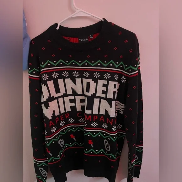 Dunder mufflin Christmas sweater - Picture 2 of 5